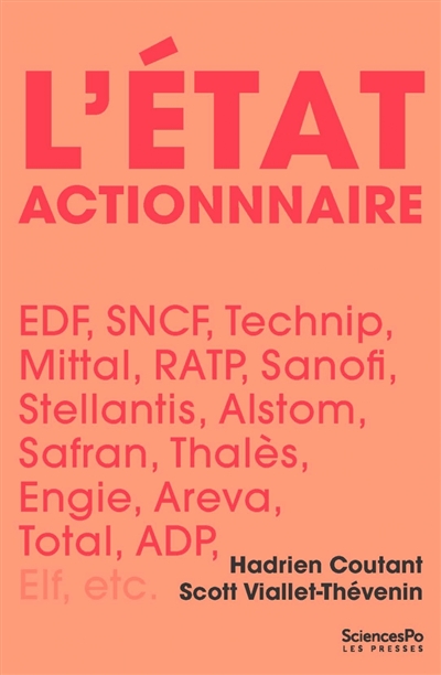 L'Etat actionnaire