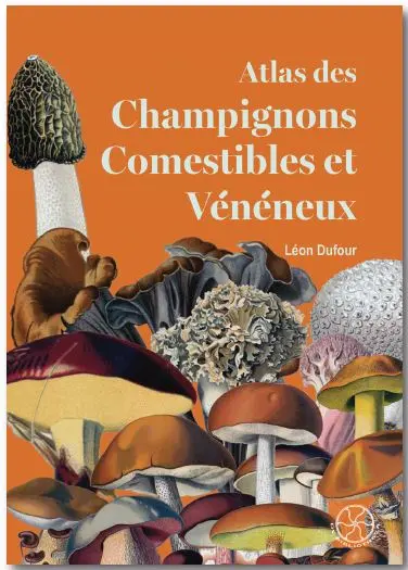Atlas des champignons comestibles et vénéneux : 80 planches coloriées représentant 191 champignons communs en France : avec leur description, les moyens de reconnaître les bonnes et les mauvaises espèces et de nombreuses recettes culinaires