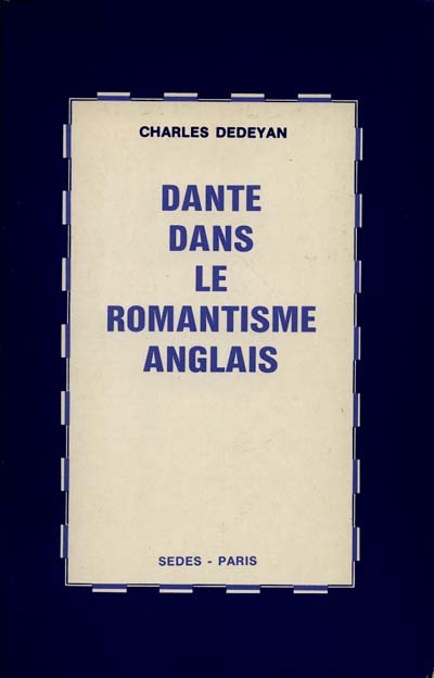 Dante dans le romantisme anglais