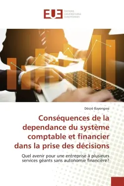 Conséquences de la dependance du systéme comptable et financier dans la prise des décisions : Quel avenir pour une entreprise A plusieurs services géants sans autonomie financiére ?
