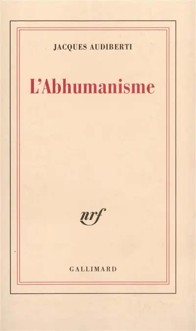L'abhumanisme