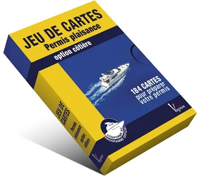 Permis plaisance, option cotière : jeu de cartes