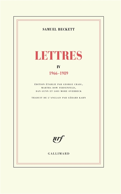 Lettres. Vol. 4. 1966-1989