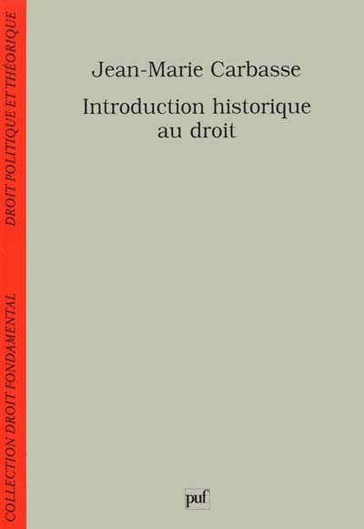 Introduction historique au droit