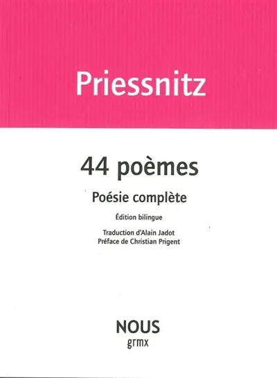 44 poèmes : poésie complète