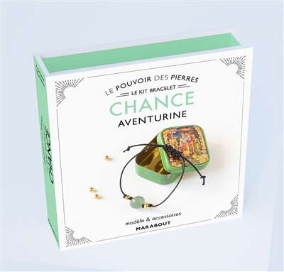 Chance : aventurine : le kit bracelet, modèle & accessoires