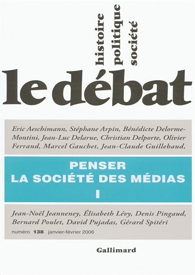 Débat (Le), n° 138. Penser...