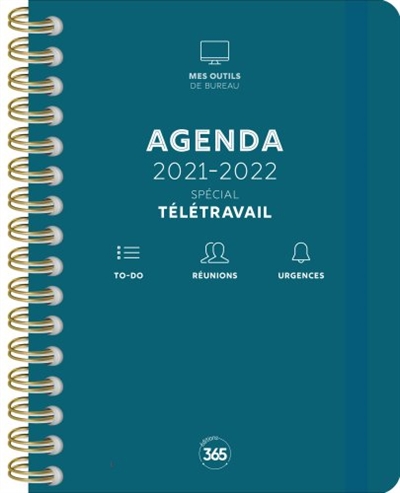 Agenda 2021-2022 : spécial télétravail