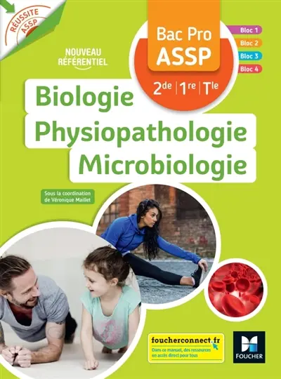 Biologie, physiopathologie, microbiologie bac pro ASSP, 2de, 1re, terminale : nouveau référentiel