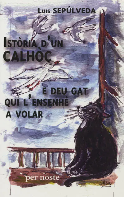 Istoria d'un calhoc e deu gat qui l'ensenhè a volar