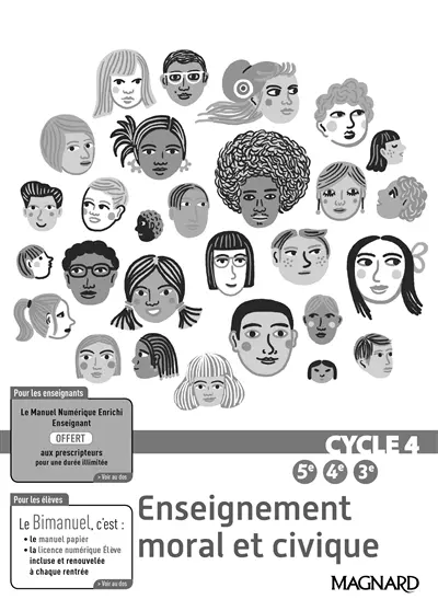 Enseignement moral et civique, cycle 4, 5e, 4e, 3e : livre du professeur