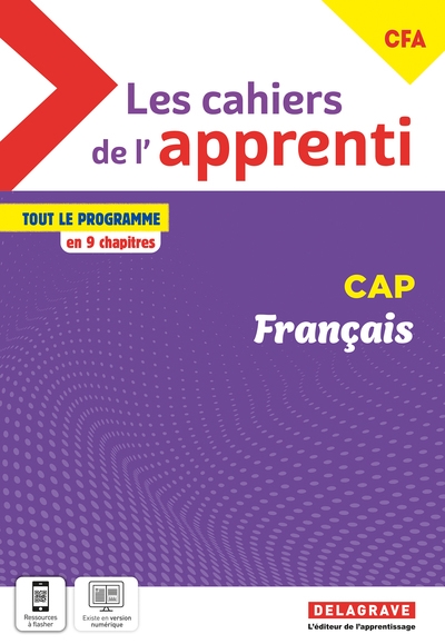 Français CAP, CFA : tout le programme en 9 chapitres