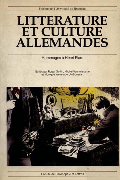 Littérature et culture allemandes : hommage à Henri Plard