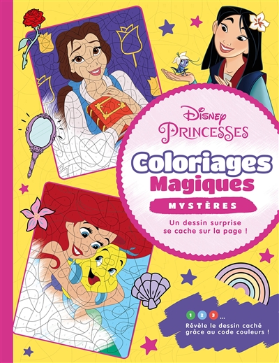 Disney princesses : coloriages magiques : mystères