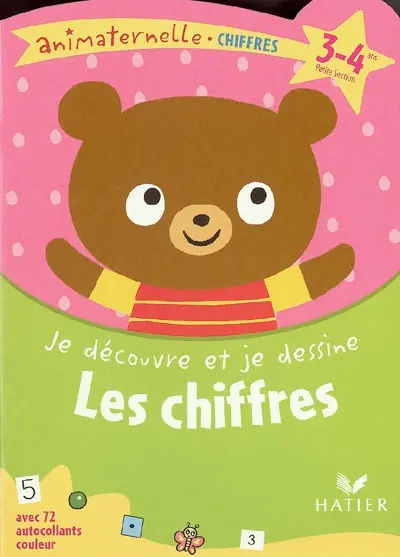 Je découvre et je dessine les chiffres, petite section, 3-4 ans