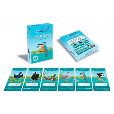 Jeu des 7 familles puzzle : les oiseaux