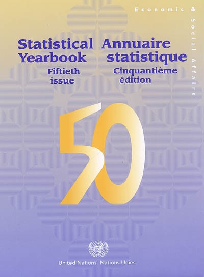 Annuaire statistique : données disponibles en mars 2006. Statistical Yearbook : data available as of March 2006