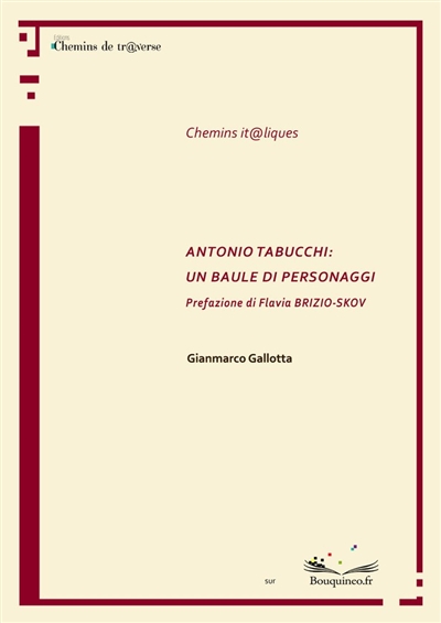 Antonio Tabucchi : un baule di personaggi