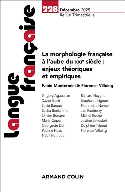 Langue française, n° 228....