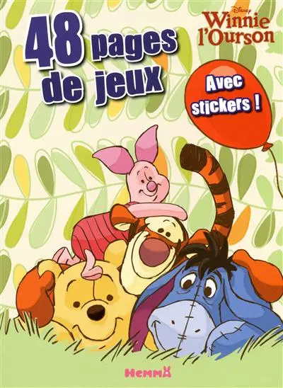 Winnie l'ourson : livre de jeux