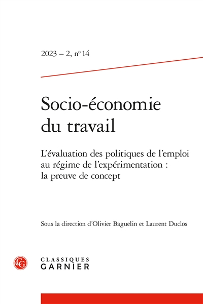 Socio-économie du travail,...