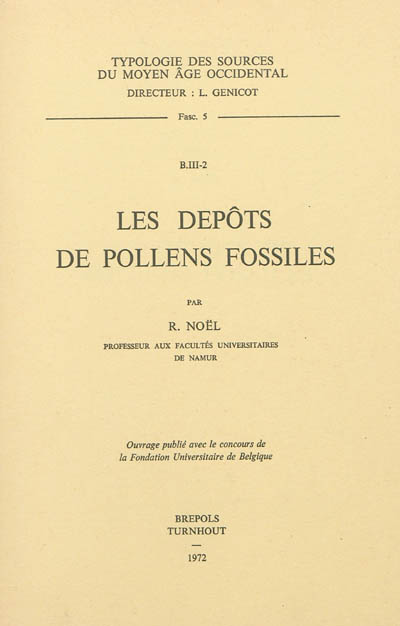 Les dépôts de pollens fossiles