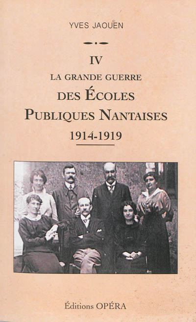 La Grande Guerre des écoles publiques nantaises, 1914-1919