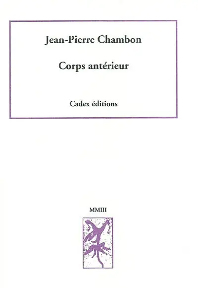 Corps antérieur