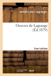 Oeuvres de Lagrange. Tome huitième (Ed.1879)