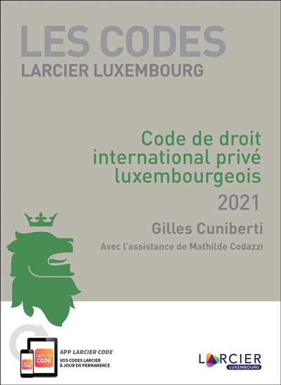 Code de droit international privé luxembourgeois 2021