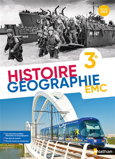 Histoire géographie, EMC 3e