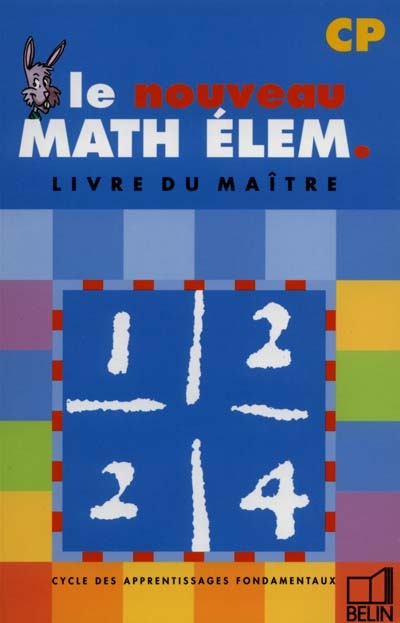 Math élém CP : livre du maître