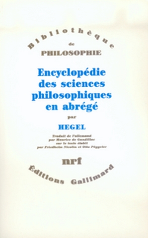 Encyclopédie des sciences philosophiques en abrégé : 1830