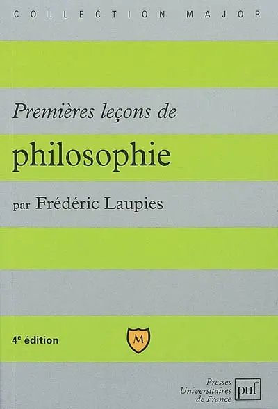 Premières leçons de philosophie