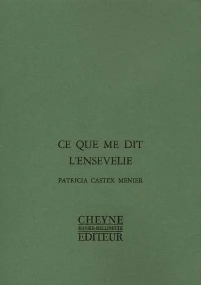 Ce que me dit l'ensevelie