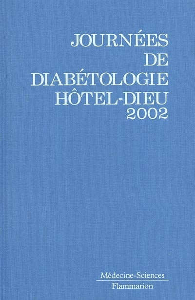 Journées annuelles de diabétologie de l'Hôtel-Dieu