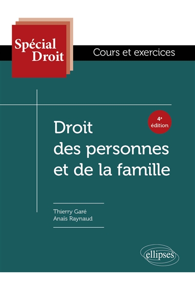 Droit des personnes et de la famille : cours et exercices