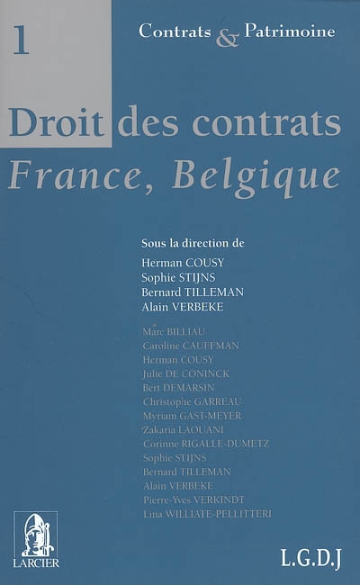 Droit des contrats : France, Belgique