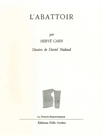 L'abattoir