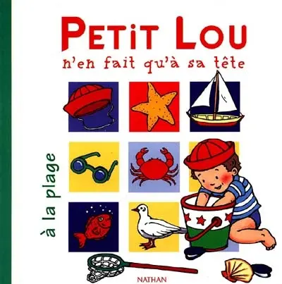 Petit Lou n'en fait qu'à sa tête à la plage