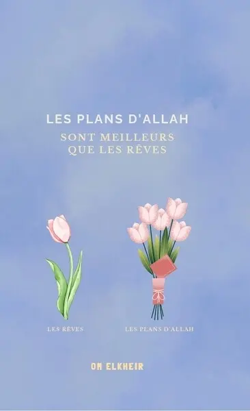 Les plans d'Allah sont meilleurs que les rêves