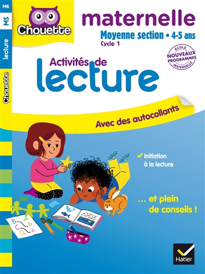 Activités de lecture, maternelle moyenne section, 4-5 ans : cycle 1 : nouveaux programmes