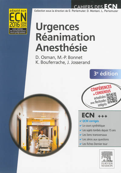 Urgences, réanimation, anesthésie