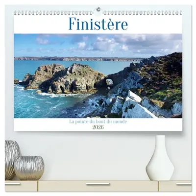 FINISTERE La pointe du bout du monde (Calendrier mural 2026 DIN A2 vertical) calendrier de bureau : Découvrez la majestueuse Pointe du Finistère