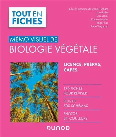 Mémo visuel de biologie végétale : licence, prépas, Capes
