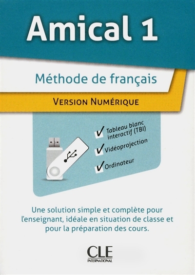 Amical 1, méthode de français : version numérique