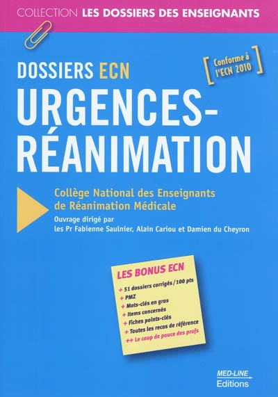 Dossiers ECN urgence-réanimation