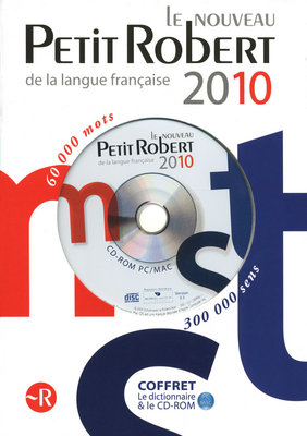 Coffret Le Nouveau Petit Robert de la langue française 2010 : version papier et sur CD-ROM