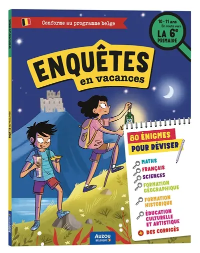 J'enquête en vacances : En route vers la 6e Primaire