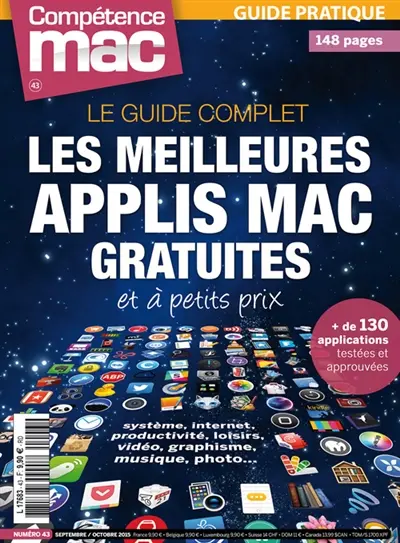 Compétence Mac, hors série : les guides pratiques, n° 43. Les meilleures applis Mac gratuites et à petits prix